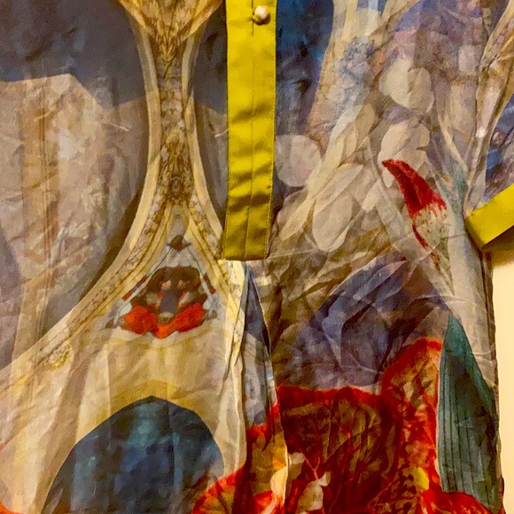 🌹Vintage %100 Silk Dress🌹Delicate & beautiful🌹 - Picture 11 of 16